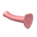 Strap-On-Me - Dildo Metallic Roze zuignap