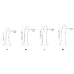 Strap-On-Me - Dildo Zwart afmeting
