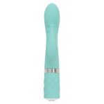 Pillow Talk - Kinky Rabbit Vibrator Turquoise voorkant
