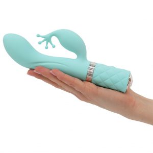 Pillow talk rabbit vibrator blauw