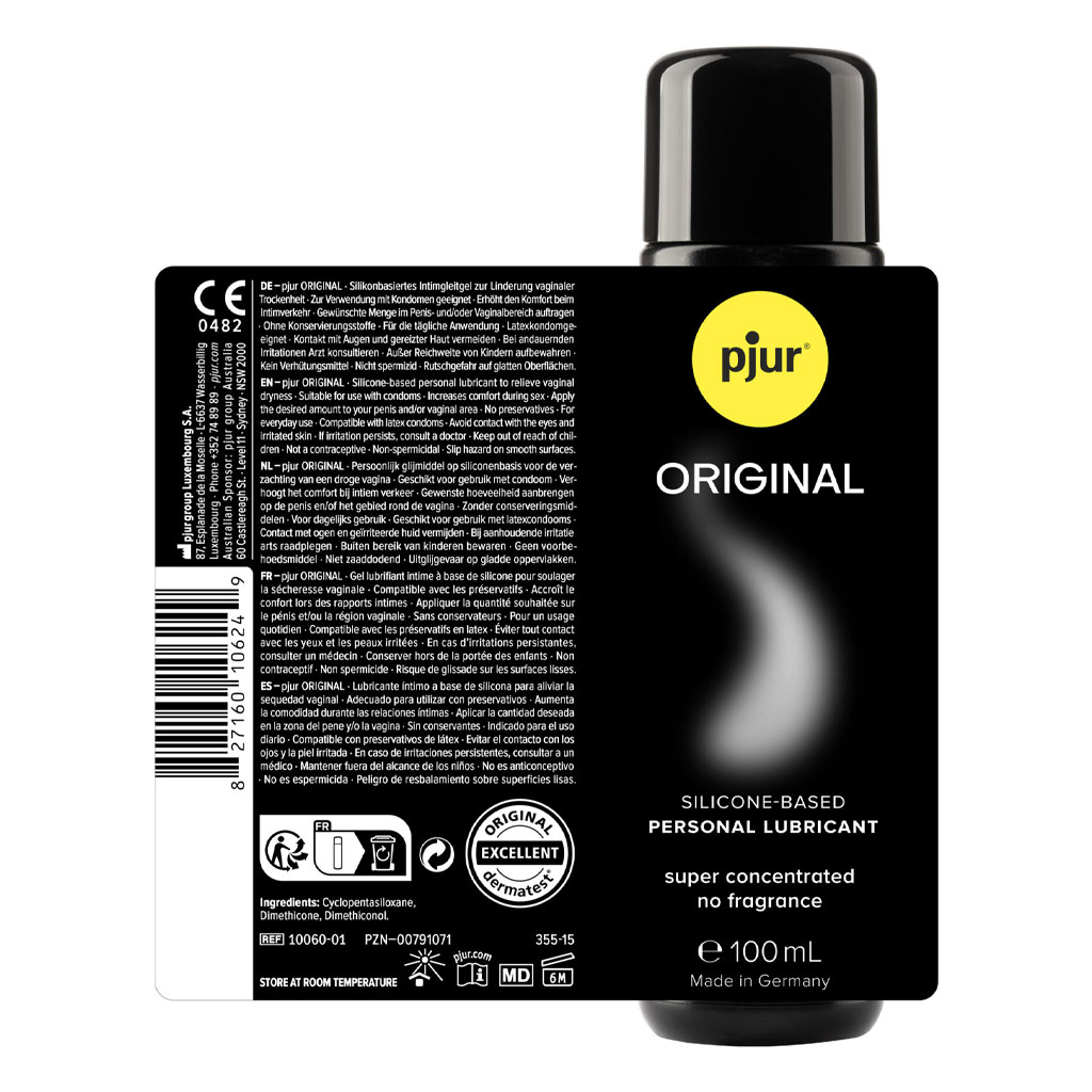 Pjur - Original Siliconen Glijmiddel 250ml info