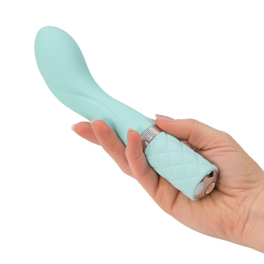 Pillow Talk - Sassy Vibrator G spot Blauw hand