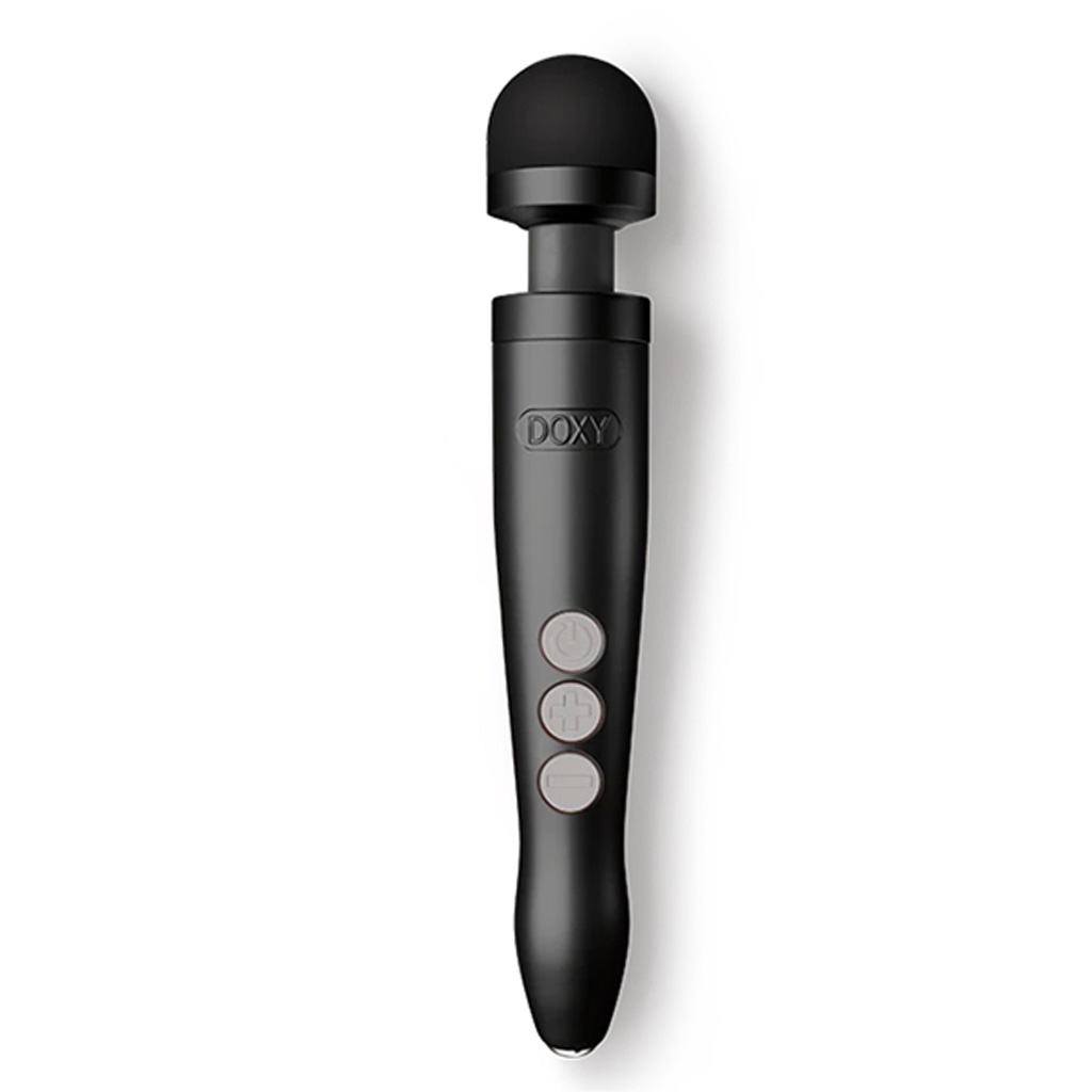 DOXY – DIE CAST 3R Rechargable Wand Massager Matt Black