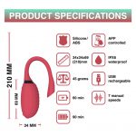 Magic Motion Fugu wearable vibrator rood specificatie
