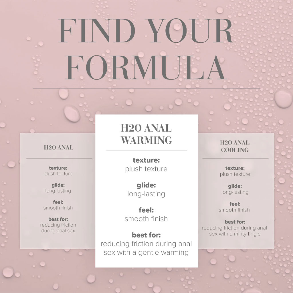 System Jo - Anaal Warming H2O Glijmiddel 60ml formula