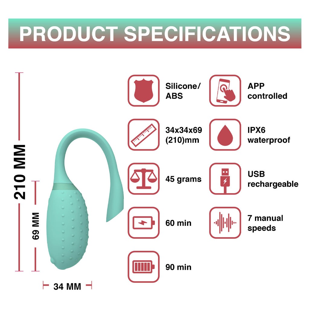 Magic Motion - Fugu Smart Wearable Vibrator Groen info