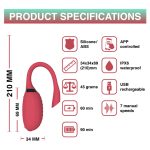 Magic Motion - Fugu Smart Wearable Vibrator Rood info