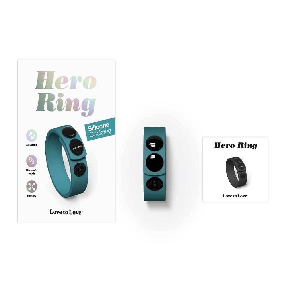 Love to Love - Hero Verstelbare Cockring inhoud