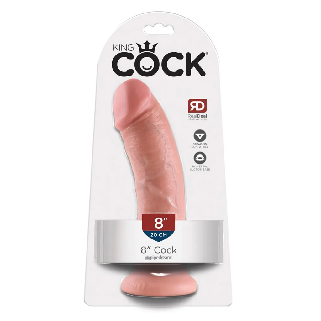 King Cock - 8" Inch Dildo