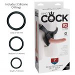 king cock strap on harnass met ringen