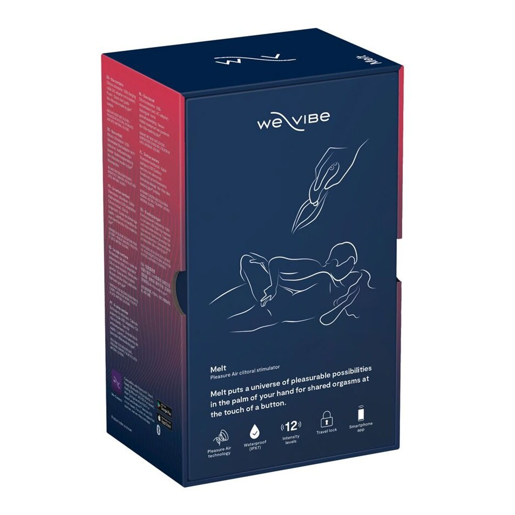 We-Vibe - Melt Luchtdruk Vibrator met APP - Midnight Blue doosje