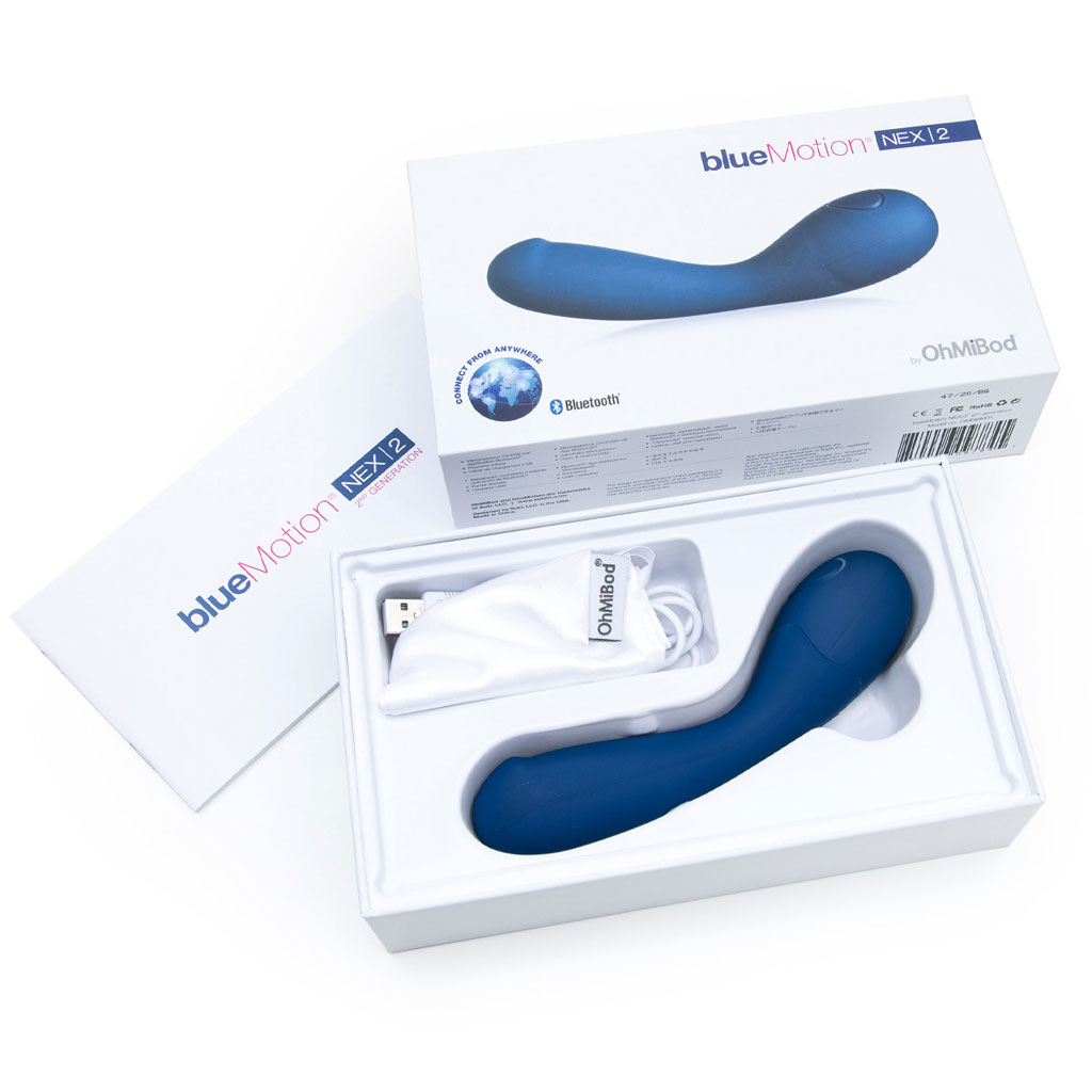 OhMiBod - BlueMotion Nex 2 G-Spot Vibrator inhoud