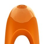 Satisfyer - Candy Cane Vinger vibrator - Oranje knop