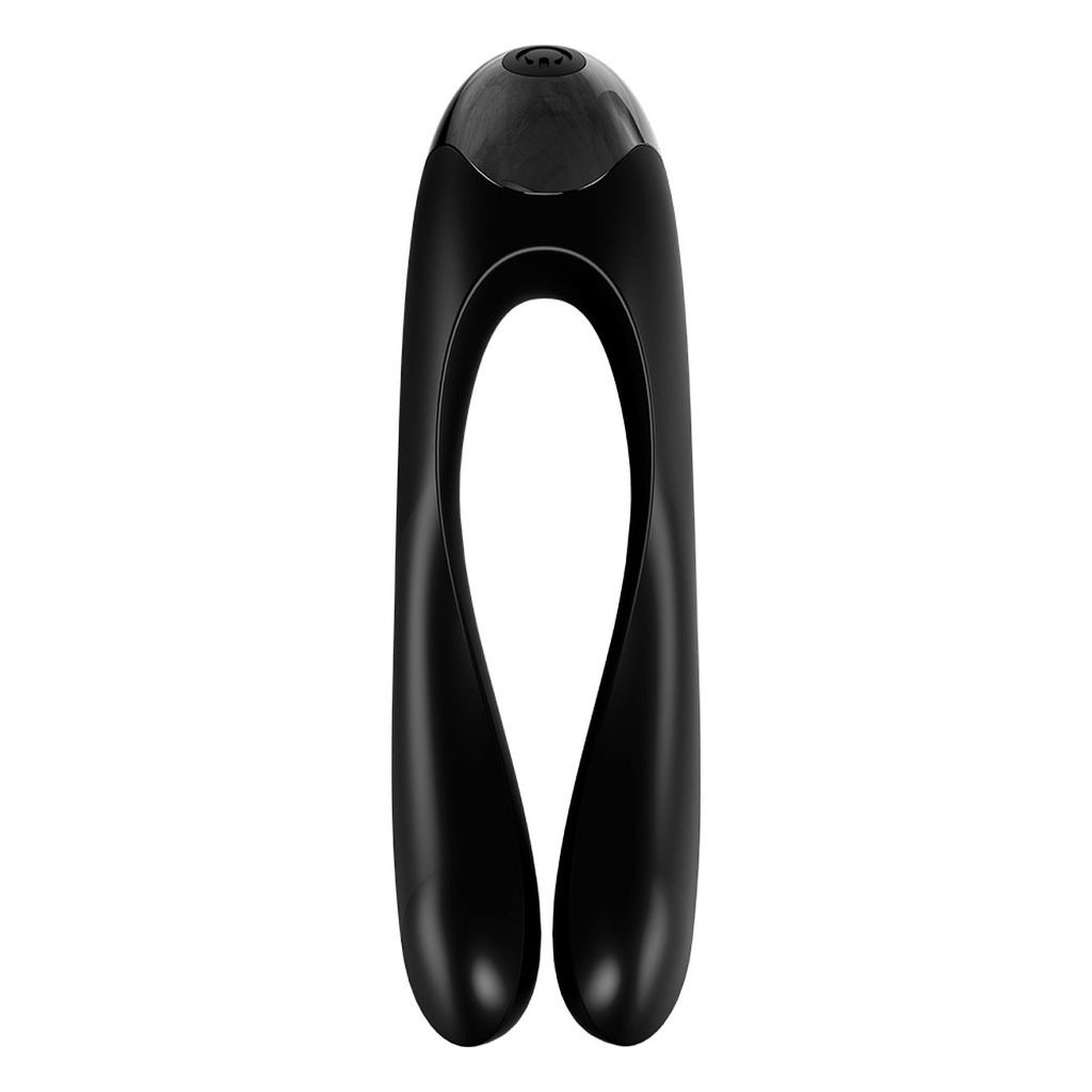 Satisfyer - Candy Cane Vinger vibrator - Zwart gebruik