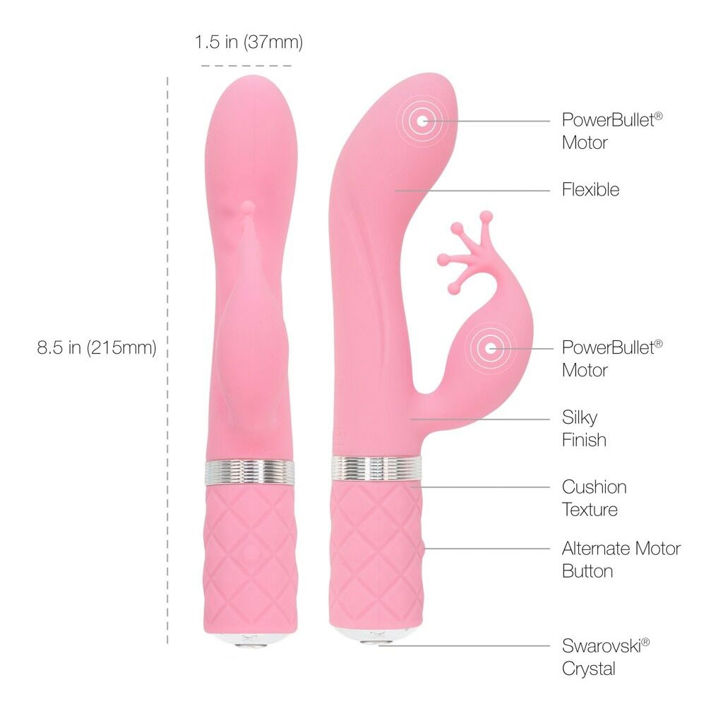 Pillow Talk - Kinky Rabbit Vibrator Roze info