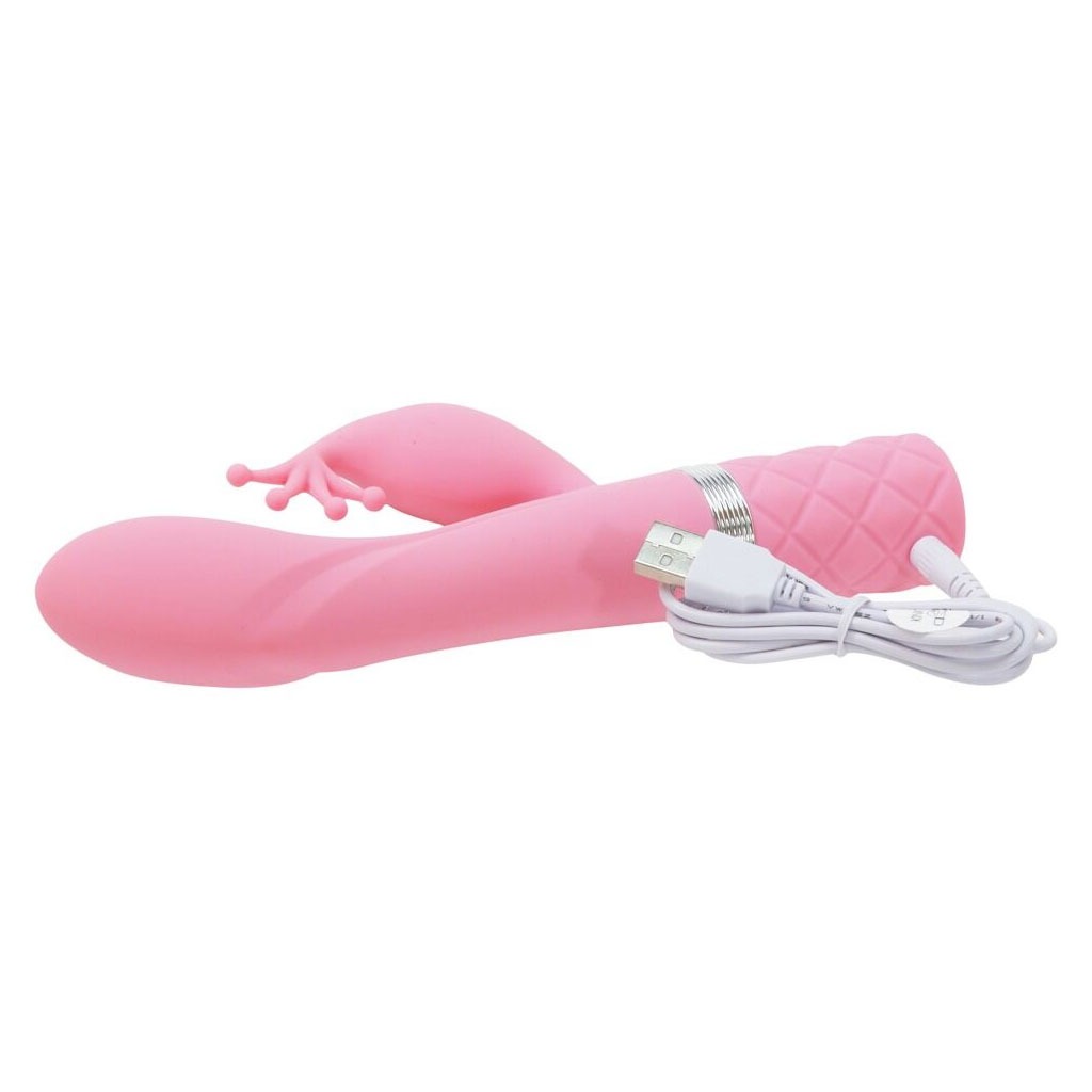 Pillow Talk - Kinky Rabbit Vibrator Roze opladen