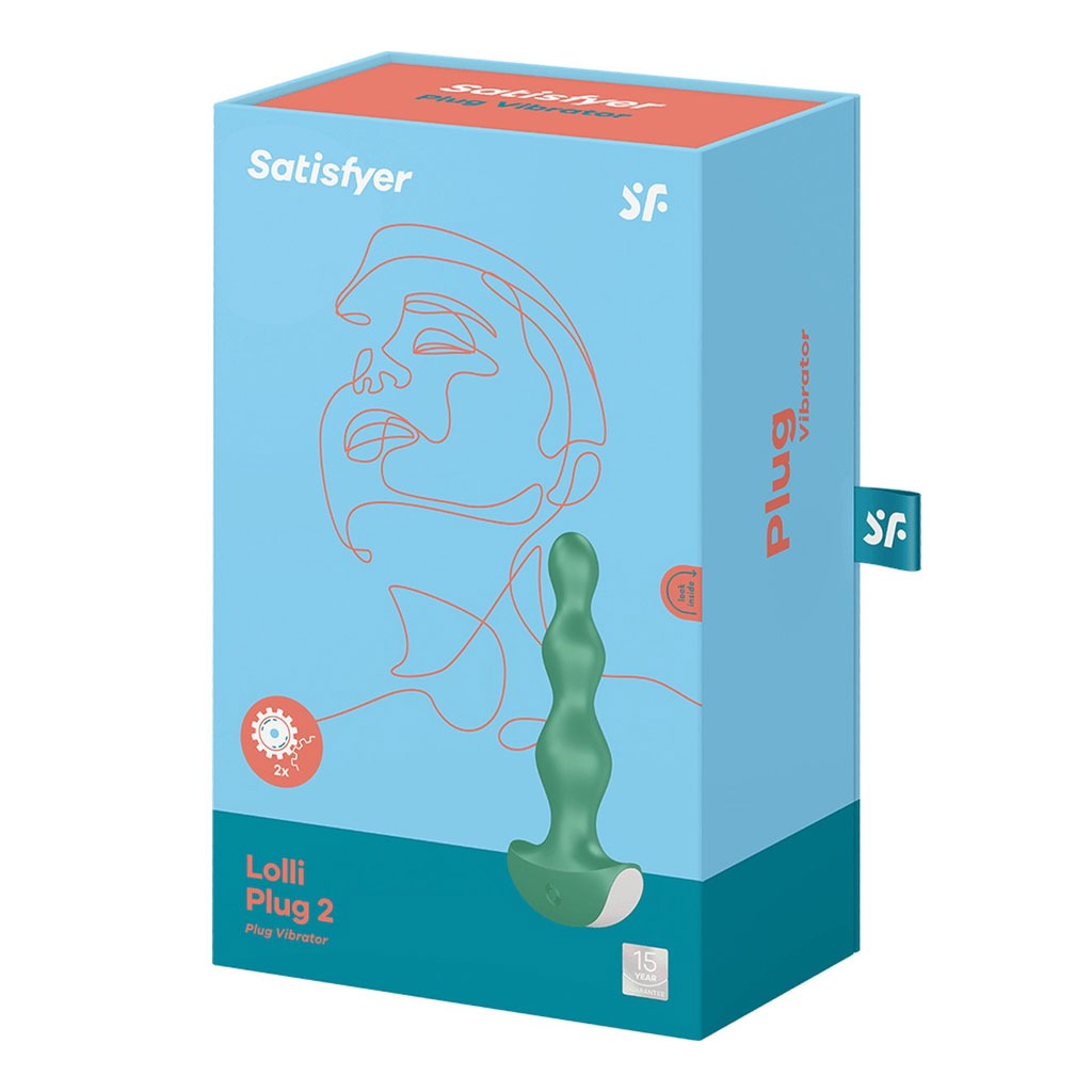 Satisfyer - Lolli plug 2 Anaal Vibrator Groen doosje