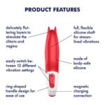 Satisfyer - Power Flower Clitoris Vibrator info