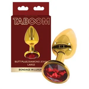Taboom - Gouden Buttplug - Large