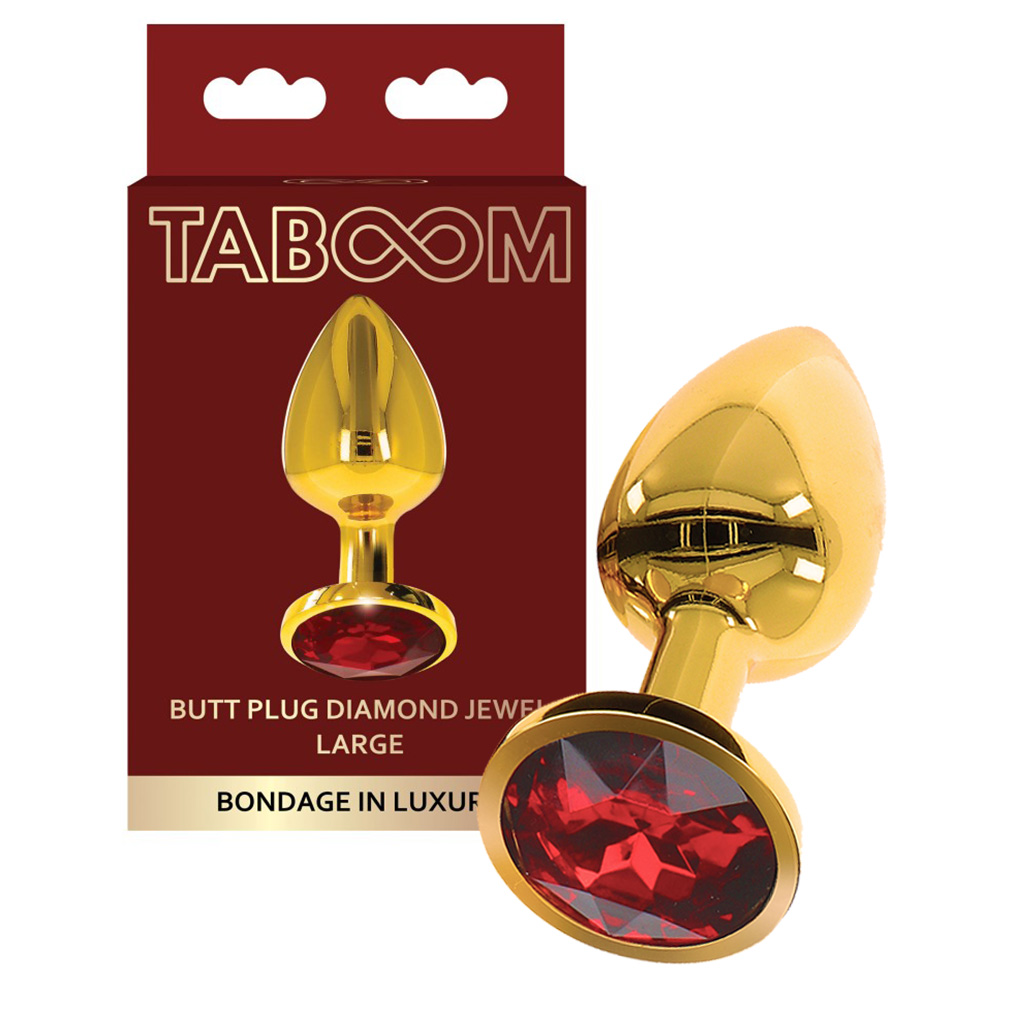 Taboom – Gouden Buttplug – Large