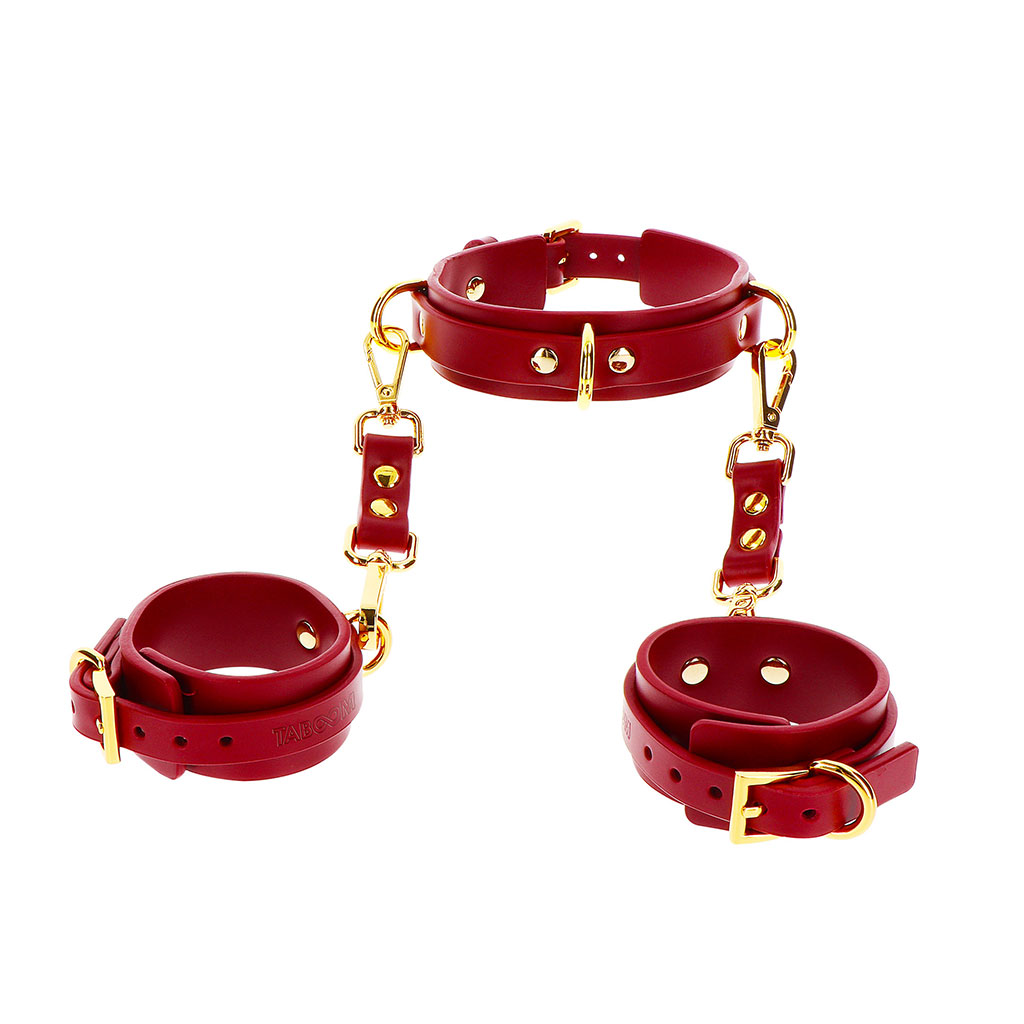Taboom – D-Ring halsband & Handboeien