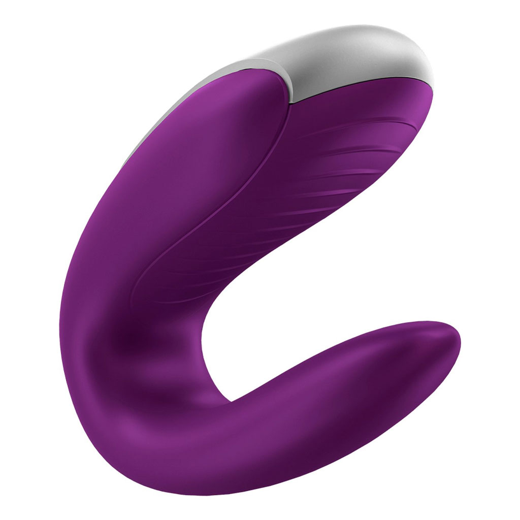 Satisfyer - Double Fun Koppel Vibrator Paars buigbaar