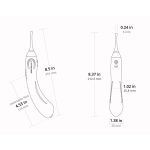 Lovense - Hyphy Dubbele Vibrator afmeting