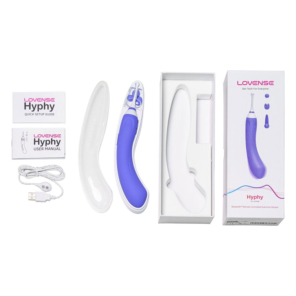 Lovense - Hyphy Dubbele Vibrator inhoud