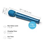 Le Wand - Petite Oplaadbare Massager Blauw lengte