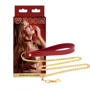 taboom bdsm ketting rood