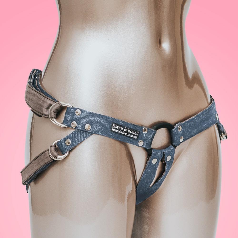 Fun Factory – Harnas Strap & Bound 3 – Jeans Blue