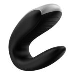 Satisfyer - Double Fun Koppel Vibrator Zwart knoppen