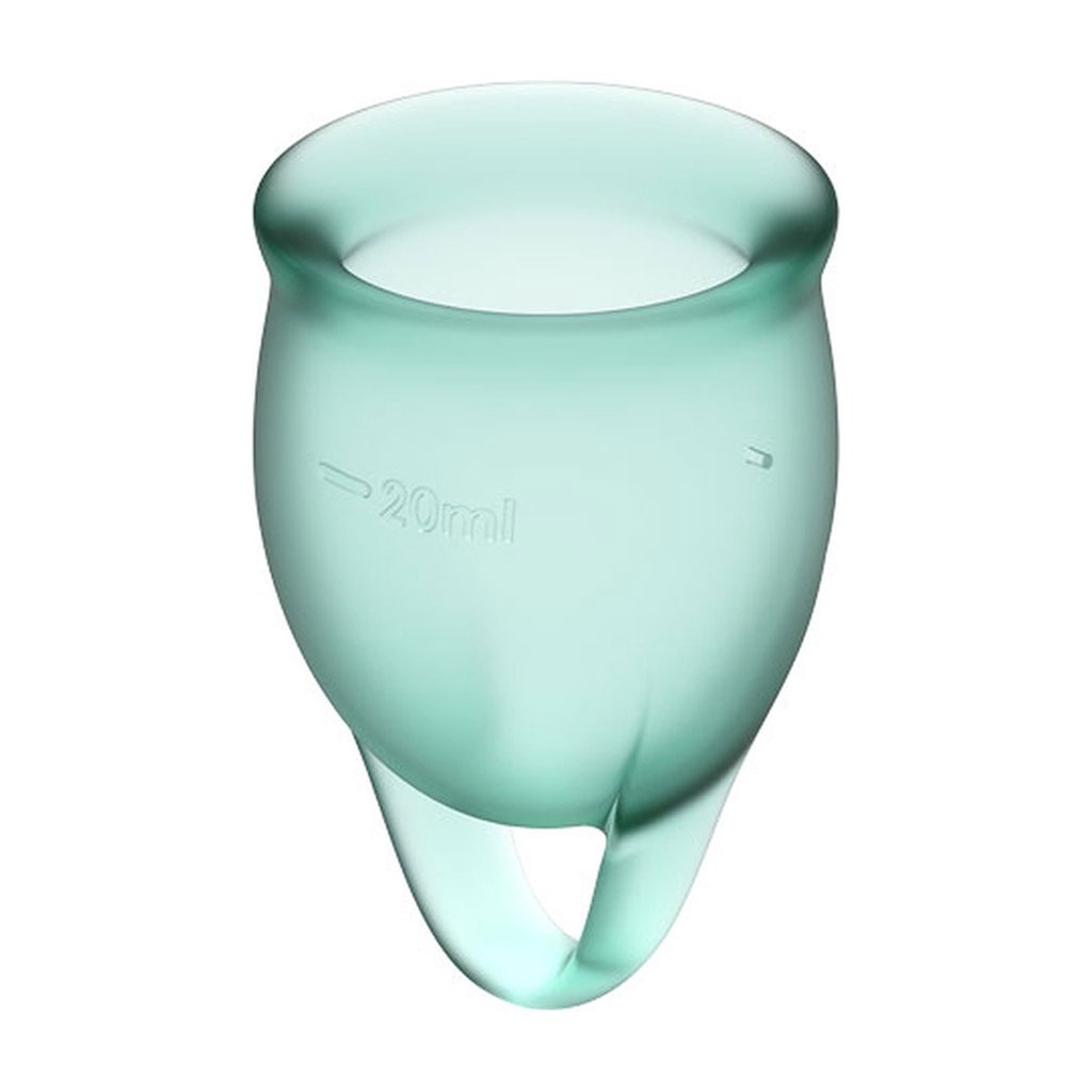 Satisfyer - Feel Confident Menstruatie Cup Set Groen kopen