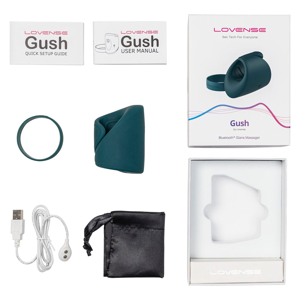 Lovense - Gush Eikel Massager met App inhoud