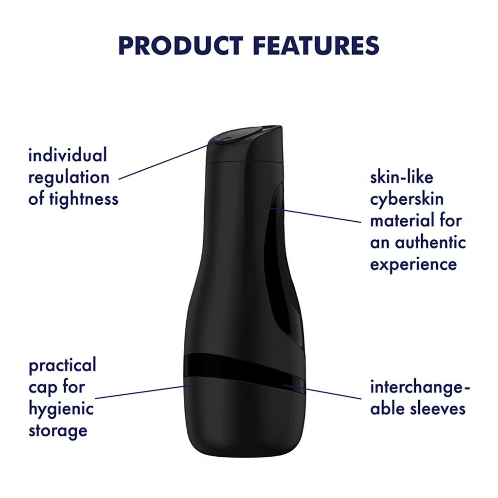 Satisfyer - Men Classic Masturbator Zwart info
