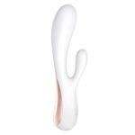 Satisfyer - Mono Flex Rabbit Vibrator Wit zijkant