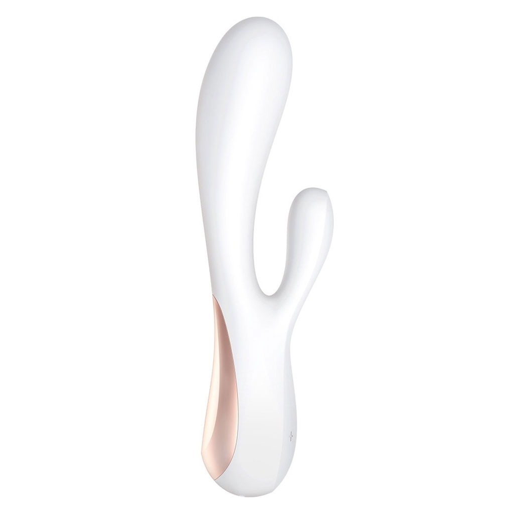 Satisfyer - Mono Flex Rabbit Vibrator Wit zijkant