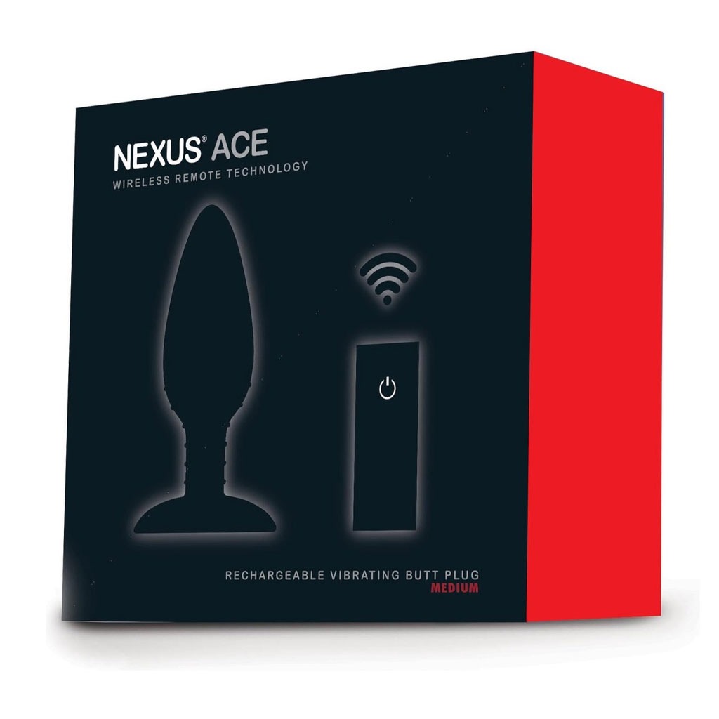 Nexus - Ace Afstand Bedienbare Vibrerende Buttplug Medium verpakking
