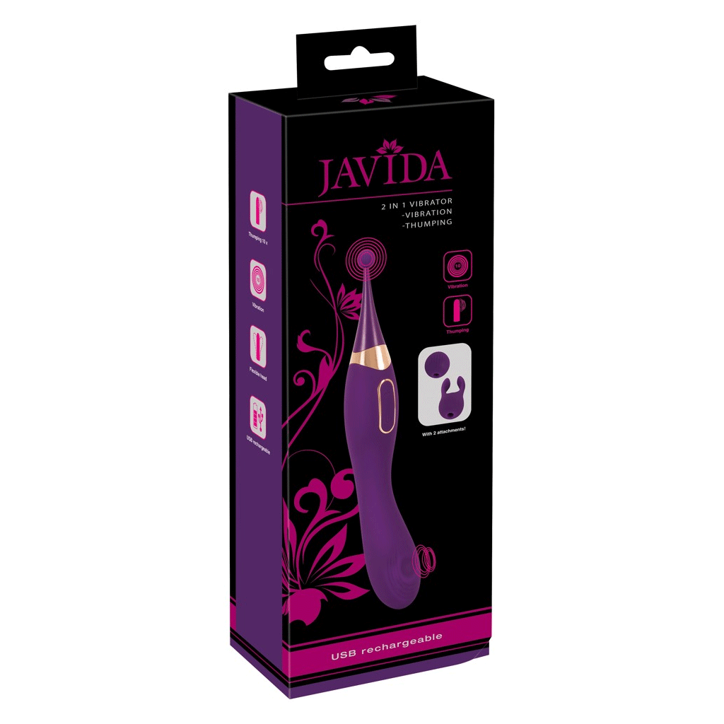 - Miss Discreet - Javida Vibrator verzonden in 1 Steel 2 Pin-Point