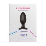 Lovense HUSH 2 - 57 mm Vibrerende Buttplug + APP verpakking