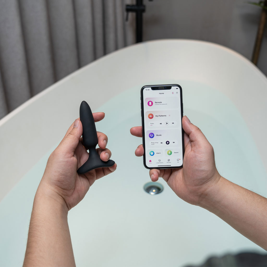 Lovense HUSH 2 - 25 mm Vibrerende Buttplug + APP bad