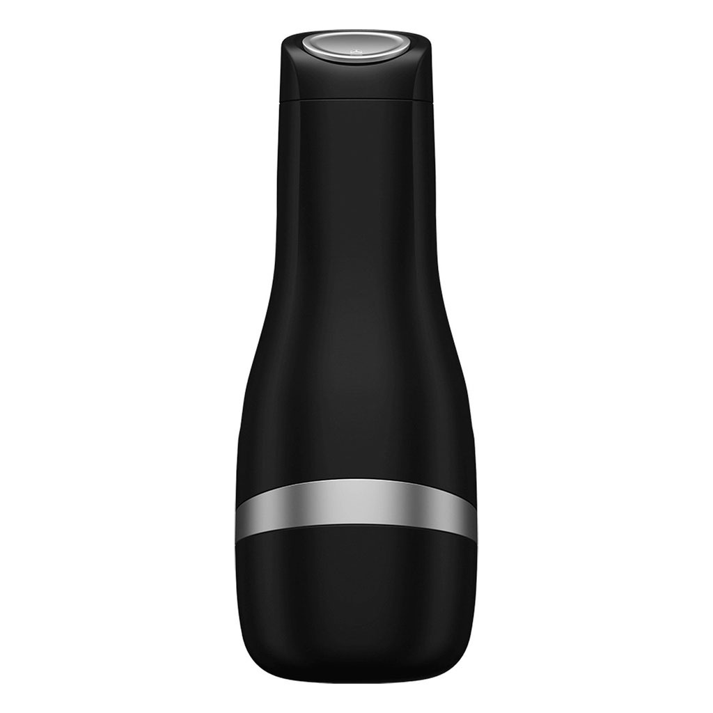 Satisfyer - Men Classic Masturbator Zwart/Zilver voor
