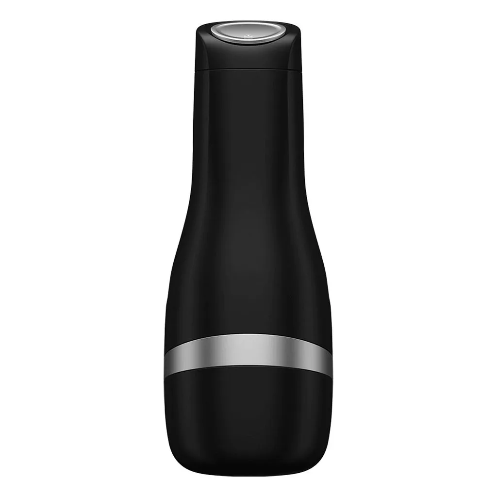 Satisfyer - Men Classic Masturbator Zwart/Zilver