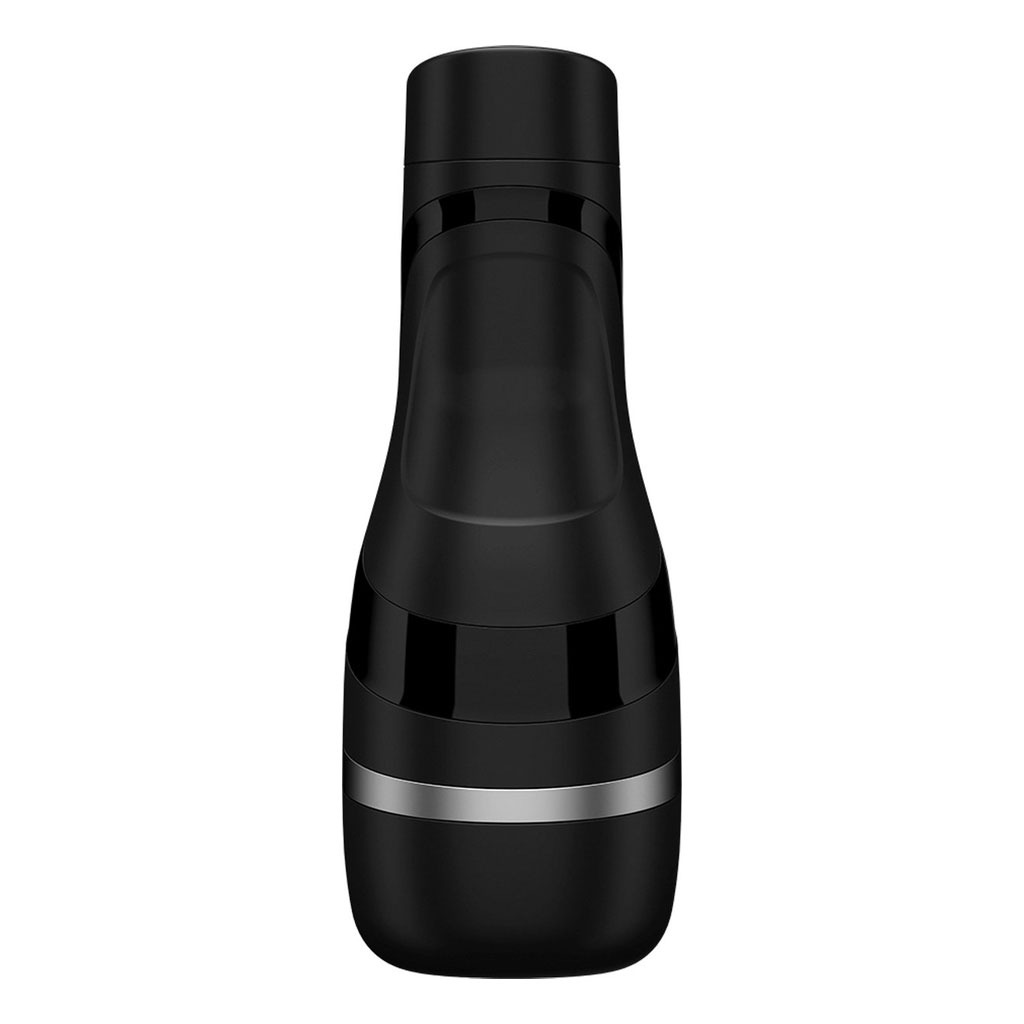 Satisfyer - Men Classic Masturbator Zwart/Zilver achter