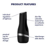 Satisfyer - Men Classic Masturbator Zwart/Zilver info