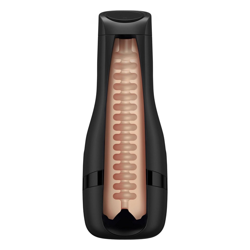 Satisfyer - Men Classic Masturbator Zwart/Zilver textuur