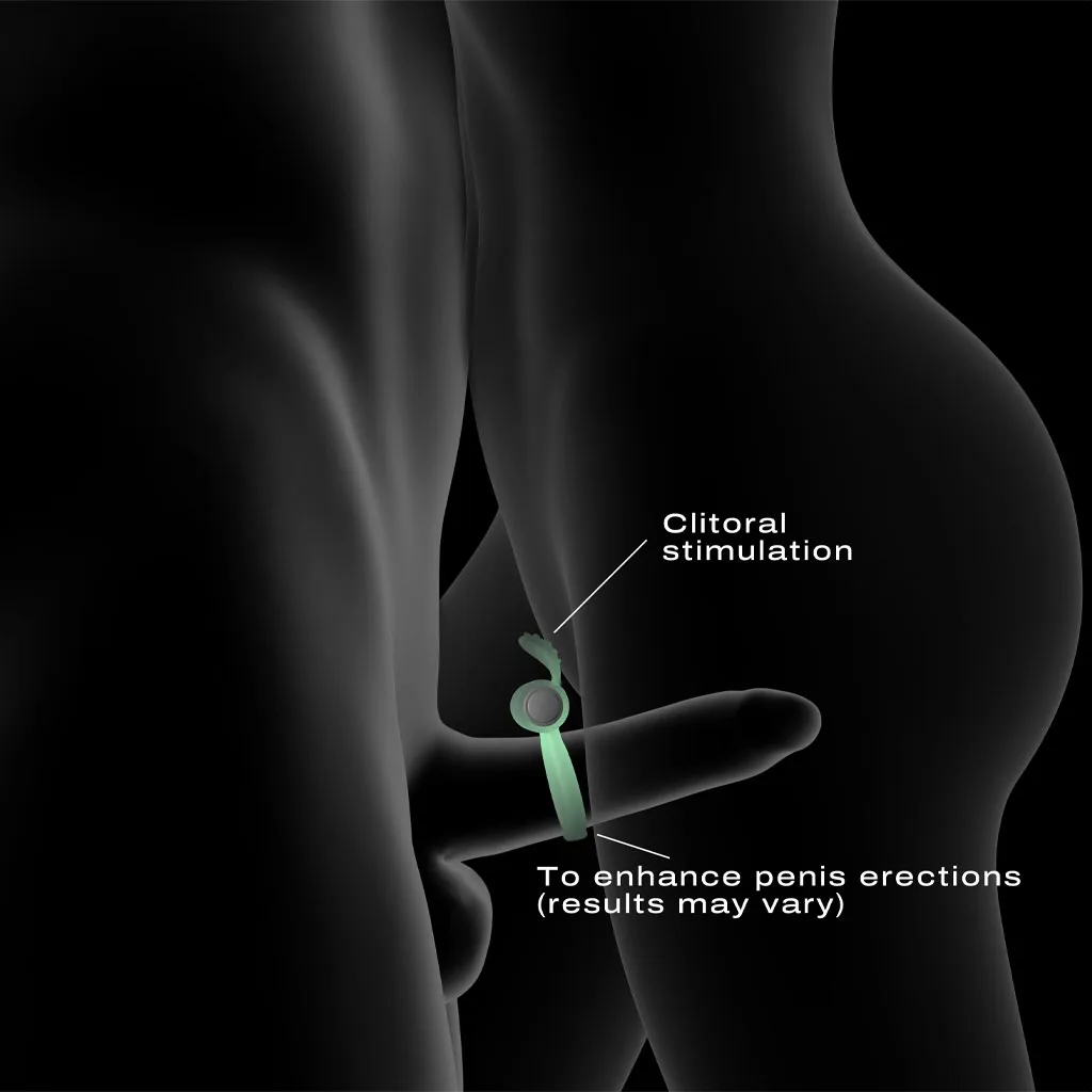 Dorcel - Vibrerende Cockring - Glow in the Dark