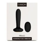 Svakom - Primo Verwarmende Plug Vibrator - Zwart verpakking