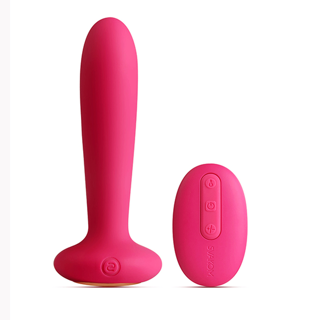 Svakom – Primo – Verwarmende Plug Vibrator Rood