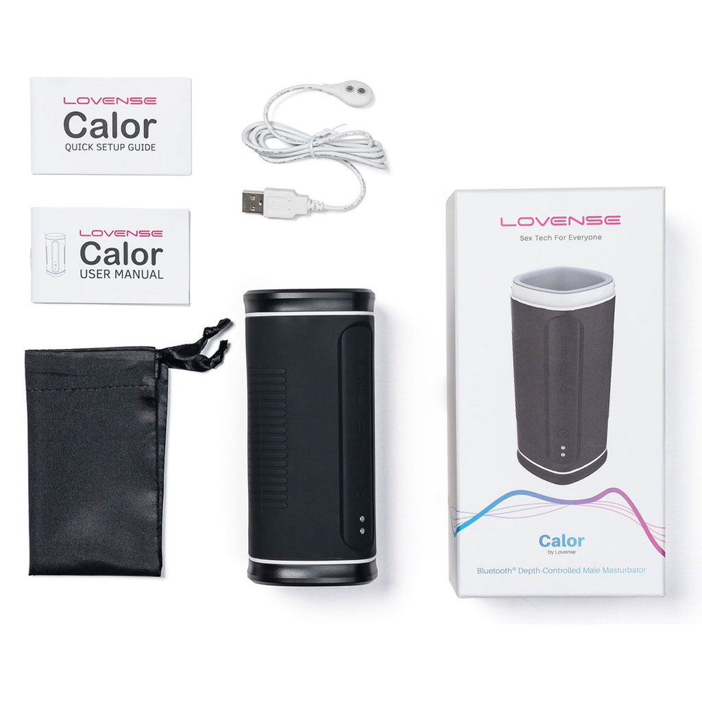 Lovense - Calor Masturbator met Depth-control en Verwarmend inhoud